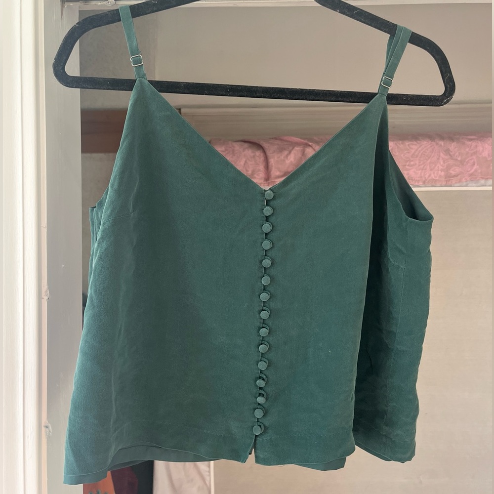 Green tank top